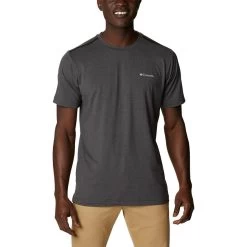 Columbia Tech Trail Crew Neck T-Shirt Dunkelgrau