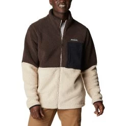 Columbia Mountainside Heavyweight Fleecejacke Braun/beige