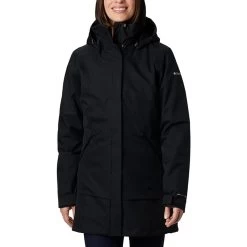 Columbia Pulanski Interchange Damen Doppeljacke Schwarz