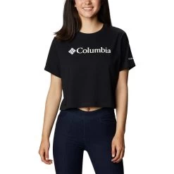Columbia North Cascades Damen T-Shirt Schwarz