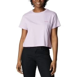 Columbia North Cascades Damen T-Shirt Hellrosa