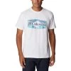 Columbia Sun Trek T-Shirt Weiß/Logo Blau -Columbia Shop cl 1931172 114 001