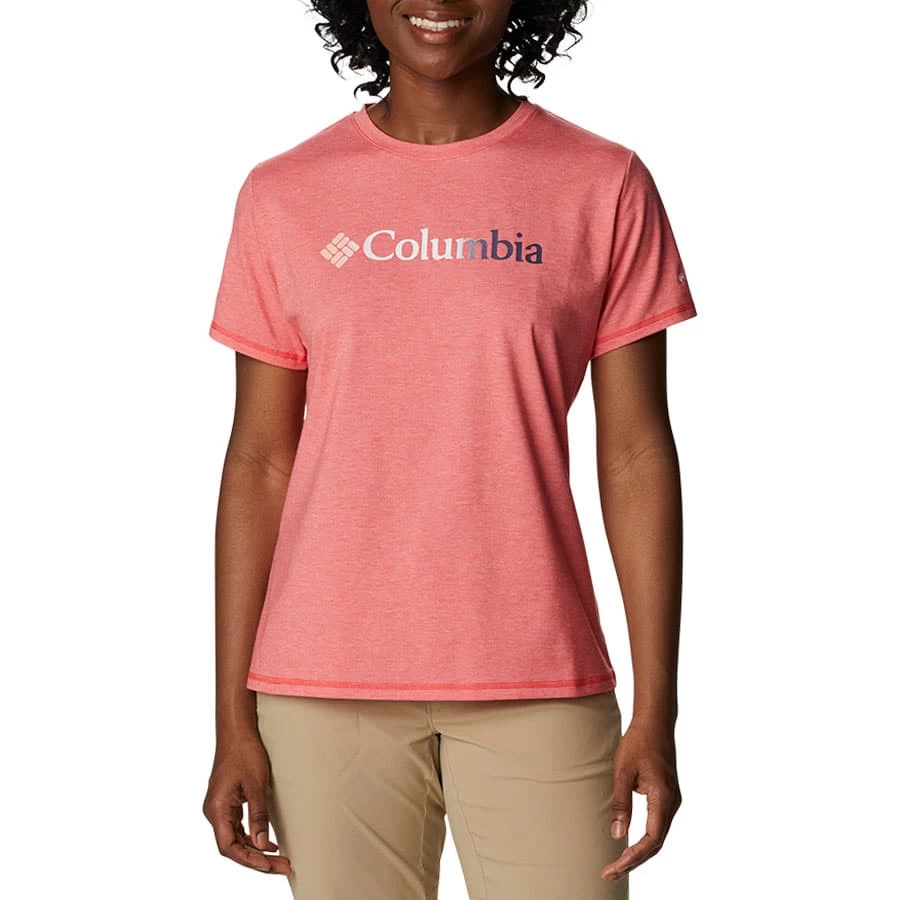 Columbia Sun Trek Graphic Damen T-Shirt Pink 3 Columbia Sun Trek Graphic Damen T-Shirt Pink
