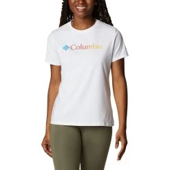 Columbia Sun Trek Graphic Damen T-Shirt Weiß/bunt