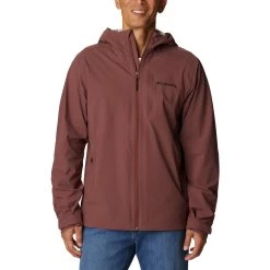 Columbia Omni-Tech Ampli-Dry Shelljacke Dunkel-granatrot