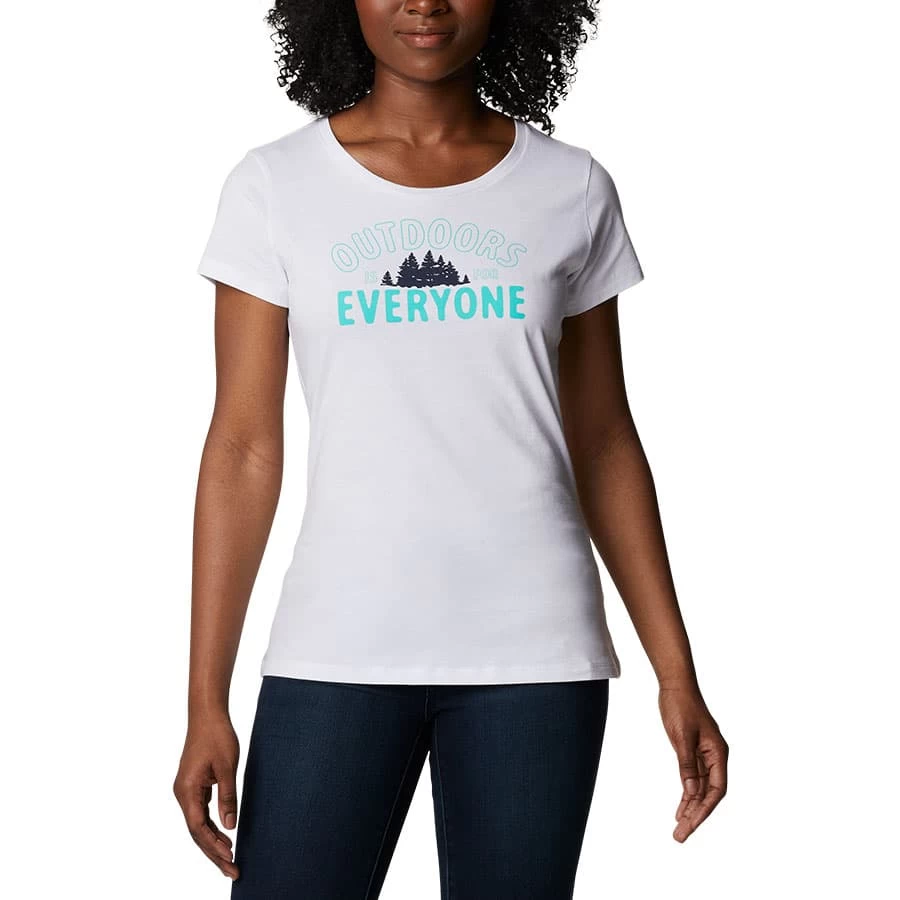 Columbia Daisy Days Damen T-Shirt Weiß/blau 3 Columbia Daisy Days Damen T-Shirt Weiß/blau