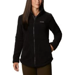 Columbia West Bend Full Zip Damen Fleecejacke Schwarz