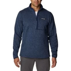 Columbia Sweater Weather Half Zip Fleecejacke Marineblau