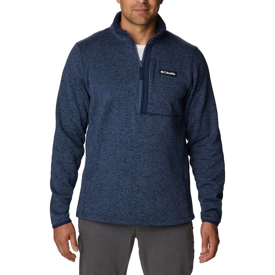 Columbia Sweater Weather Half Zip Fleecejacke Marineblau 3 Columbia Sweater Weather Half Zip Fleecejacke Marineblau