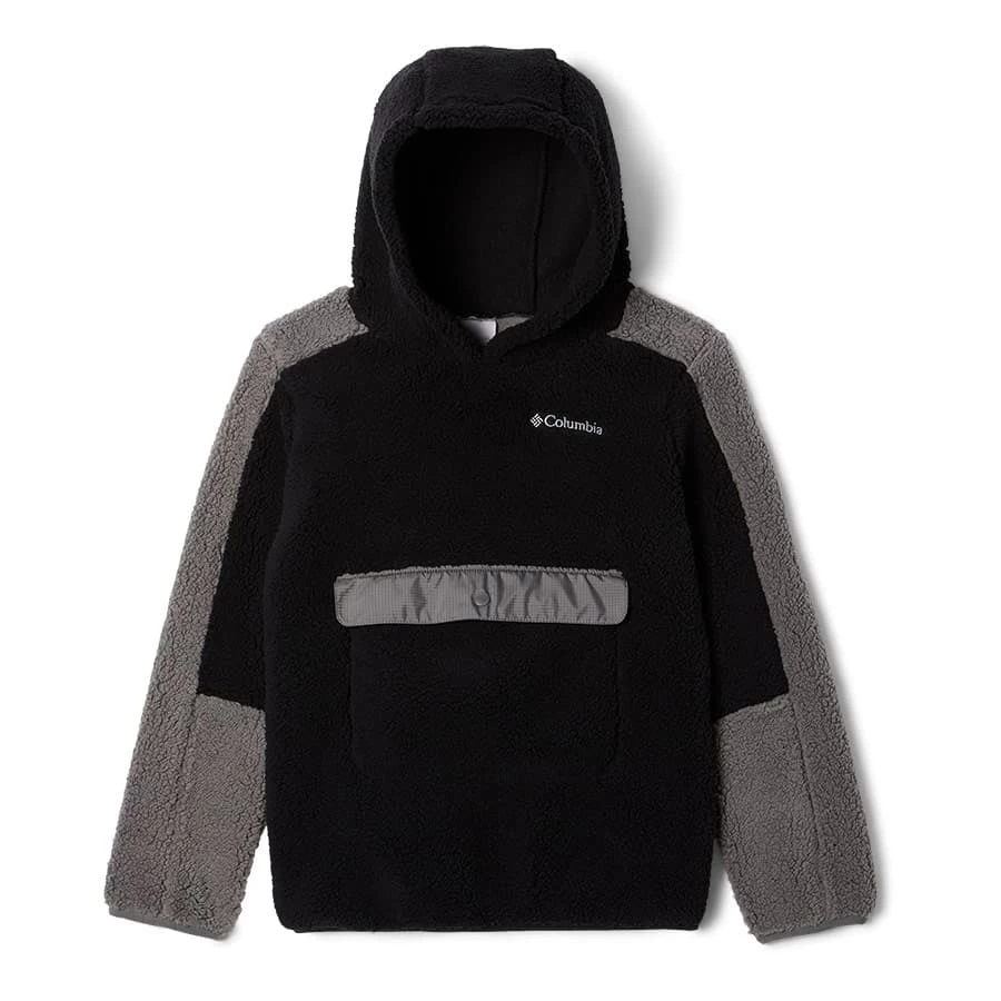 Columbia Rugged Ridge Sherpa Kinder Fleecepullover Mit Kapuze Schwarz/grau 3 Columbia Rugged Ridge Sherpa Kinder Fleecepullover Mit Kapuze Schwarz/grau