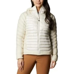 Columbia Labyrinth Loop Hooded Omni-Heat Infinity Damen Kapuzenjacke Weiß