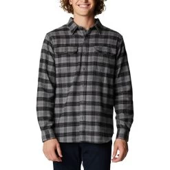 Columbia Flare Gun Utility Langarmshirt Grau