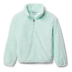 Columbia Fire Side II Sherpa Half Zip Kinder Fleecepullover Hellblau