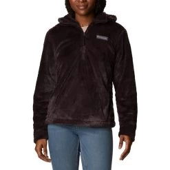 Columbia Bundle Up Hooded Damen Kapuzenfleecejacke Dunkelbraun