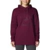 Columbia Trek Oversized Damen Kapuzenpullover Dunkelviolett
