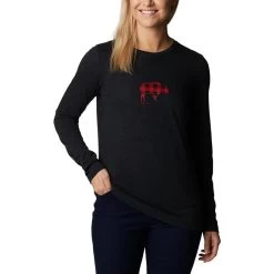 Columbia Hidden Haven Damen Langarmshirt Schwarz