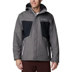 Columbia Tunnel Falls Interchange Outdoorjacke Dunkelgrau