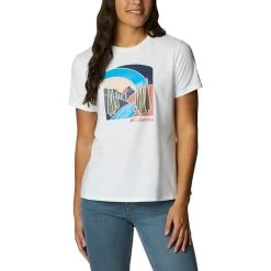 Columbia Sun Trek Graphic II Damen T-Shirt Weiß