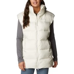Columbia Puffect Mid Damen Weste Weiß