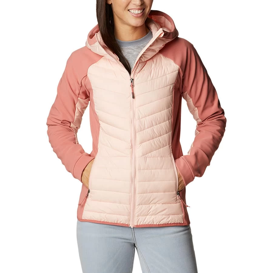 Columbia Powder Lite Hybrid Hooded Damen Steppjacke Hellrosa 3 Columbia Powder Lite Hybrid Hooded Damen Steppjacke Hellrosa