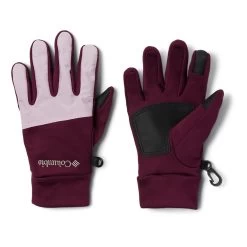 Columbia Cloudcap Fleece Kinder Handschuhe Granatrot