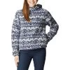 Columbia West Bend Damen Kapuzenfleecejacke Weiß/marineblau -Columbia Shop cl 2013243 466 001