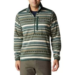 Columbia Sweater Weather II Printed Half Zip Fleecepullover Grün