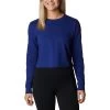 Columbia North Cascades Printed Damen Langarmshirt Blau -Columbia Shop cl 2013501 432 001