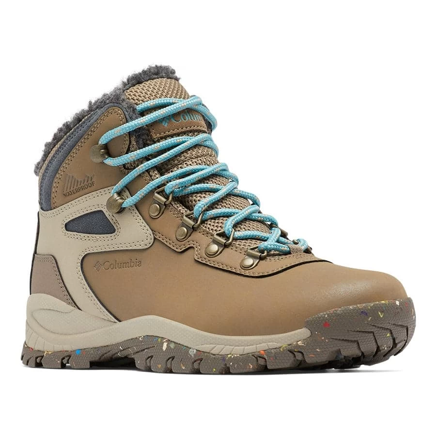 Columbia Newton Ridge Plus Omni Heat Damen Wanderschuhe Braun/blau 3 Columbia Newton Ridge Plus Omni Heat Damen Wanderschuhe Braun/blau
