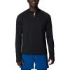 Columbia Endless Trail Half Zip Mesh Langarm T-Shirt Schwarz -Columbia Shop cl 2031671 010 001