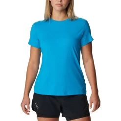 Columbia Endless Trail Running Tech Damen T-Shirt Blau