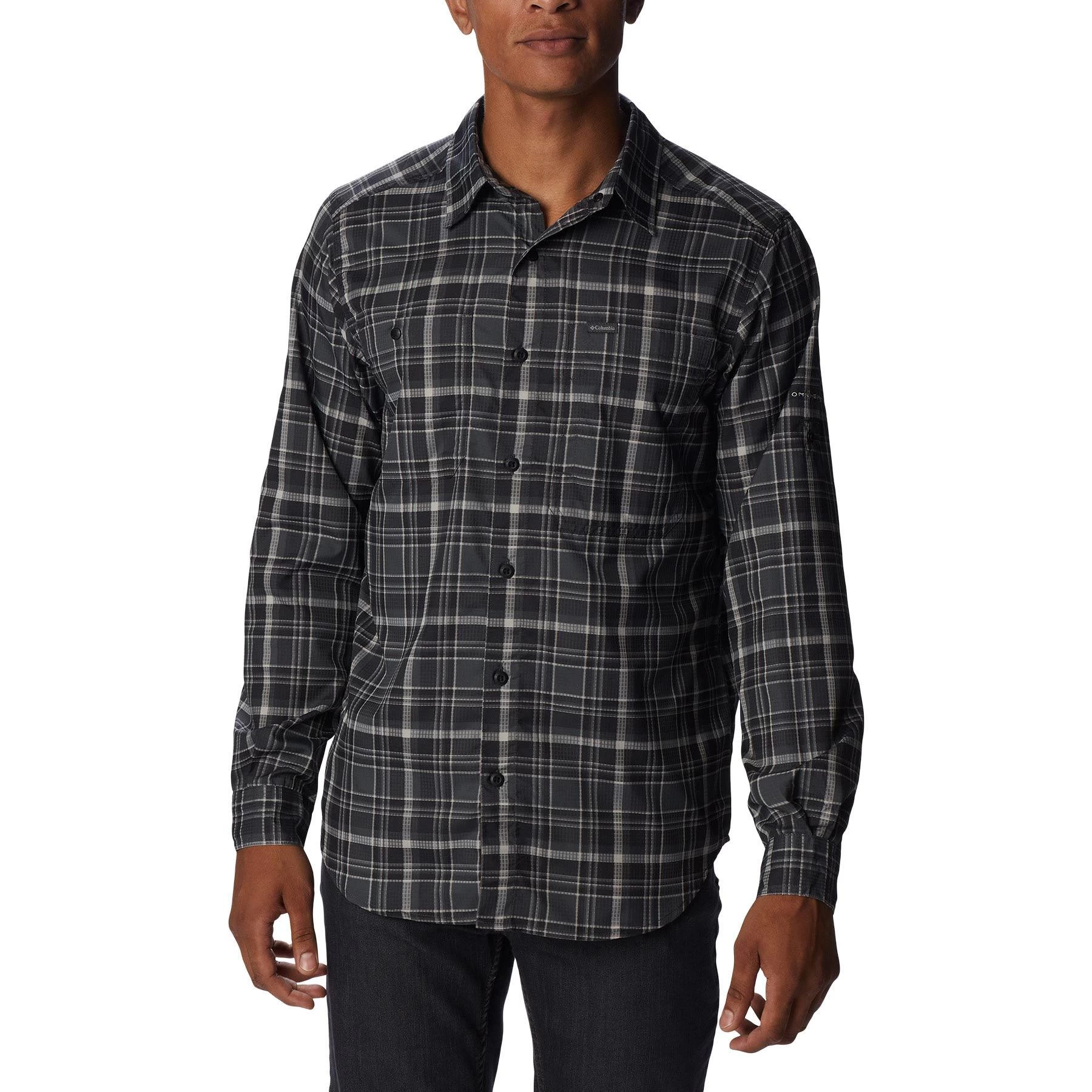 Columbia Silver Ridge Utility Lite Plaid Langarmshirt Schwarz 3 Columbia Silver Ridge Utility Lite Plaid Langarmshirt Schwarz