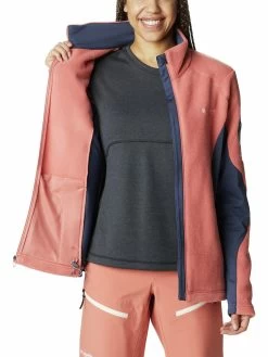 Columbia Women Red Full Sleeve Titan Pass 2.0 II Fleece -Columbia Shop d269834AR1351 639 4