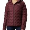 Columbia Women Maroon Delta Ridge Down Jacket -Columbia Shop dd7eae3WK0259 671 1