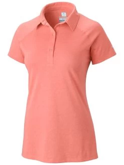Columbia Women Peach Ridge Zero Polo
