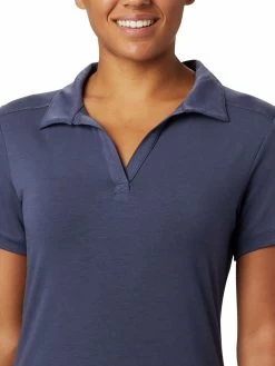 Columbia Women Blue Eshort Sleeveential Elements Polo -Columbia Shop e5ddae3AK1391 466 5