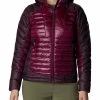 Columbia Women Red Full Sleeve Labyrinth Loop Hooded Jacket -Columbia Shop e6a9834WR4228 616 1