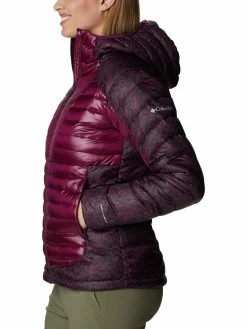 Columbia Women Red Full Sleeve Labyrinth Loop Hooded Jacket -Columbia Shop e6a9834WR4228 616 5