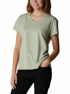 Columbia Womens Green Blended Short Sleeve Sun Trek Ss Top -Columbia Shop f3c6e04AR2968 348 2