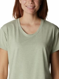 Columbia Womens Green Blended Short Sleeve Sun Trek Ss Top -Columbia Shop f3c6e04AR2968 348 5