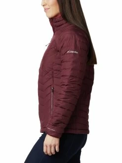 Columbia Women Maroon Powder Lite Jacket -Columbia Shop f90cae3WK1498 671 6
