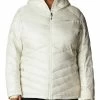 Columbia Women White Full Sleeve Joy Peak Hooded Jacket -Columbia Shop fc66834WR7102 191 1