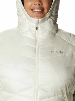 Columbia Women White Full Sleeve Joy Peak Hooded Jacket -Columbia Shop fc66834WR7102 191 5